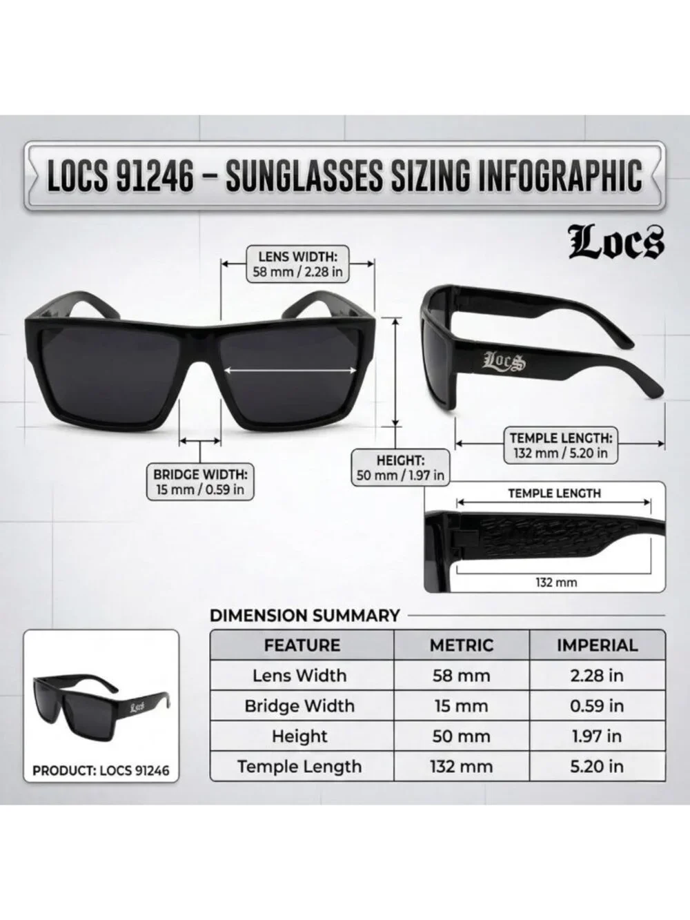 Stylish Square Sunglasses for Men - Hip Hop Cholo Look, UV Protection, Trendy